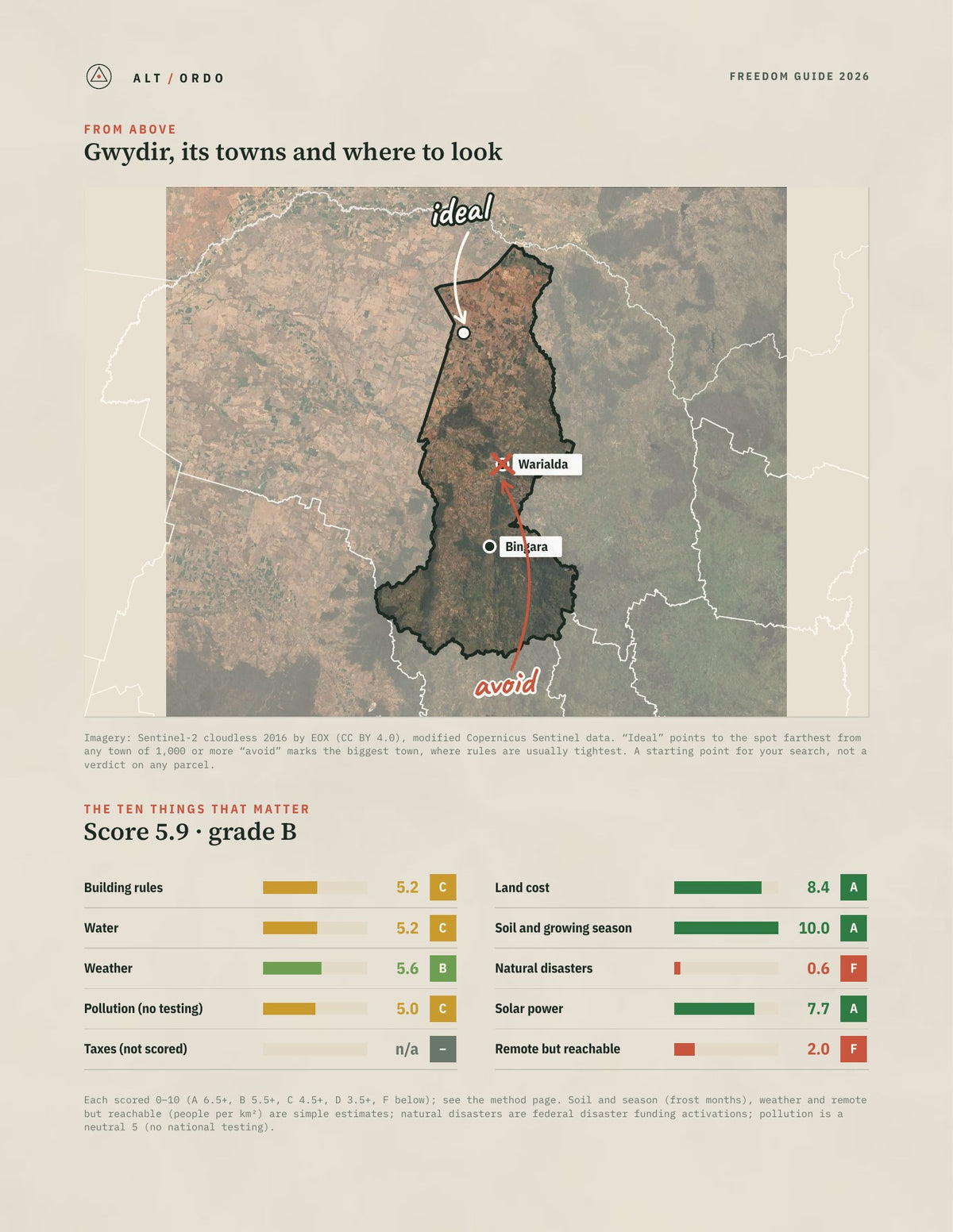 Gwydir, New South Wales Off-Grid Guide 2026 from above