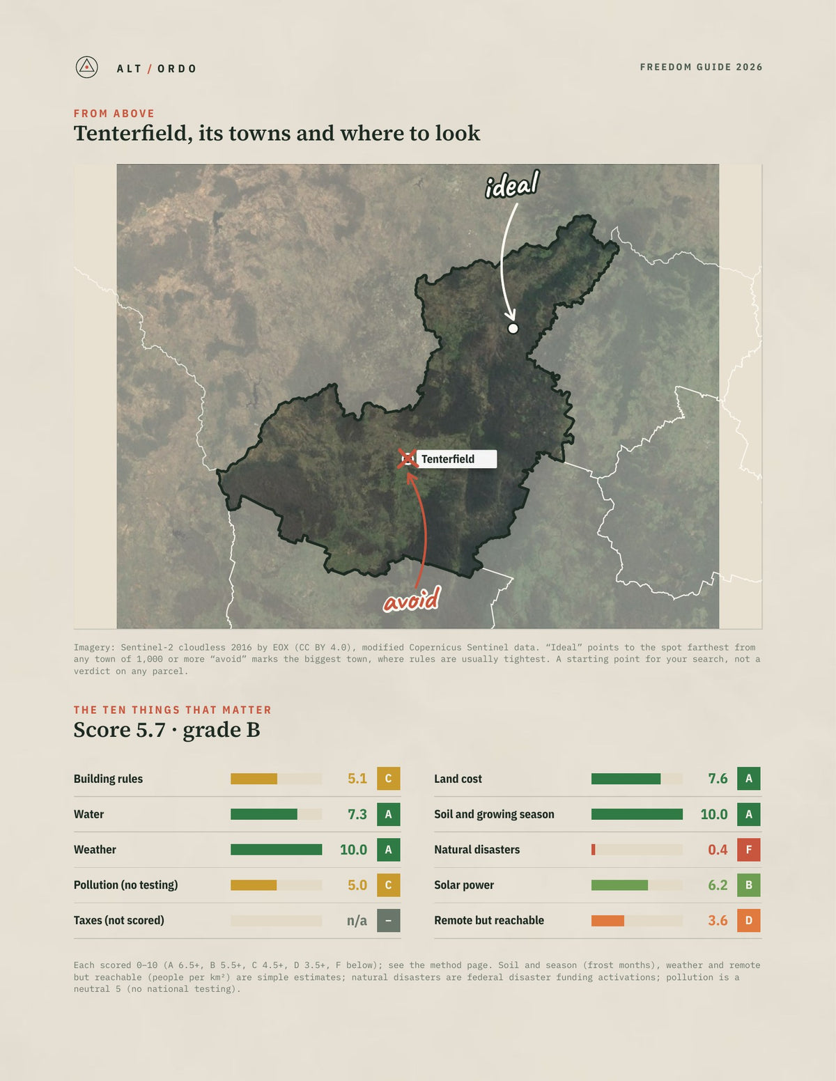 Tenterfield, New South Wales Off-Grid Guide 2026 from above