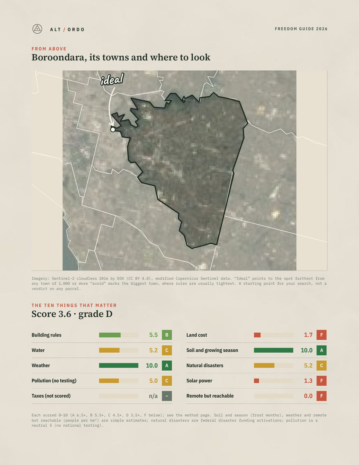 Boroondara, Victoria Off-Grid Guide 2026 from above