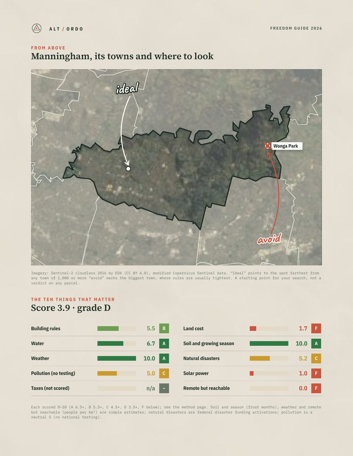 Manningham, Victoria Off-Grid Guide 2026 from above