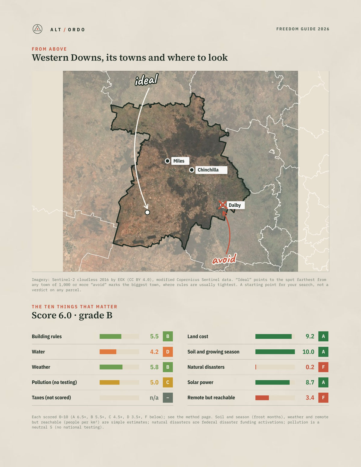 Western Downs, Queensland Off-Grid Guide 2026 from above