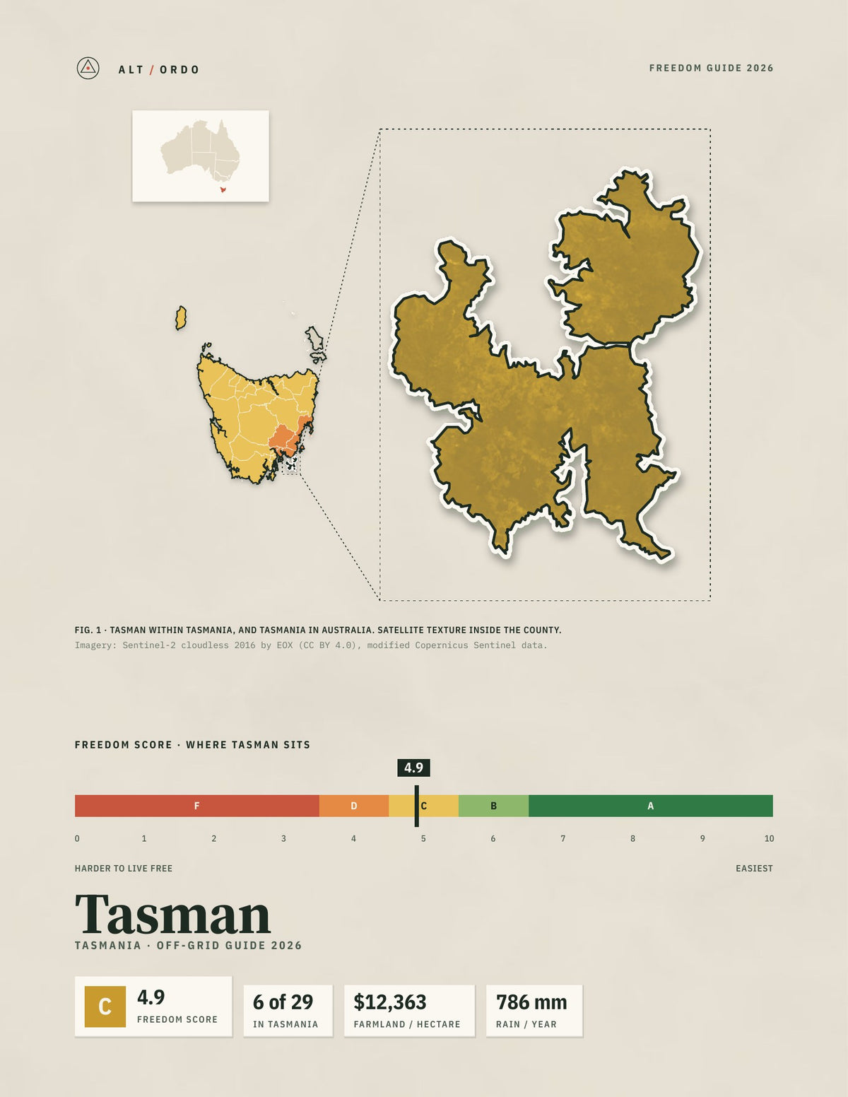 Tasman, Tasmania Off-Grid Guide 2026