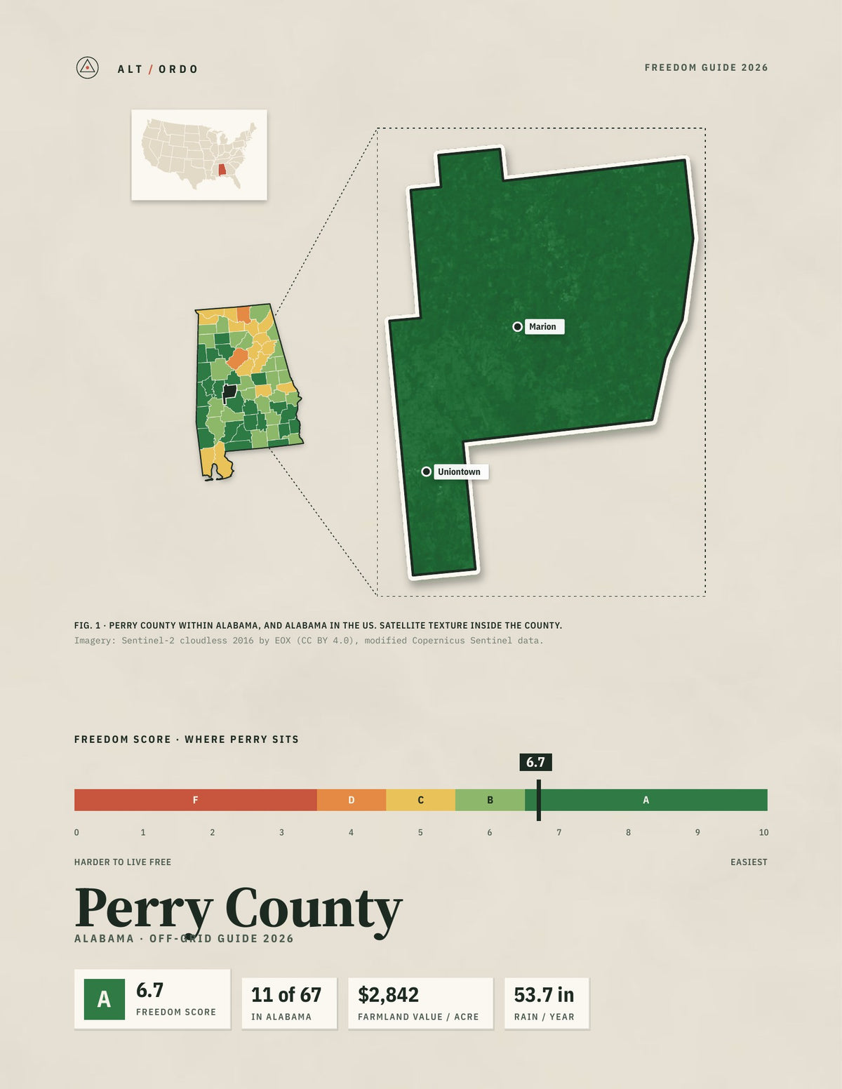 Perry County, Alabama Off-Grid Guide 2026