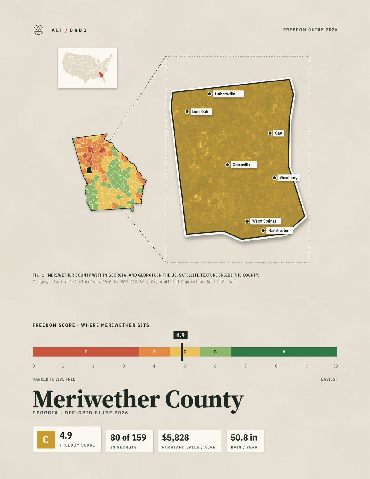 Meriwether County, Georgia Off-Grid Guide 2026