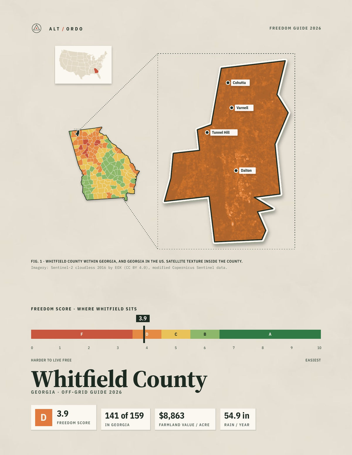 Whitfield County, Georgia Off-Grid Guide 2026