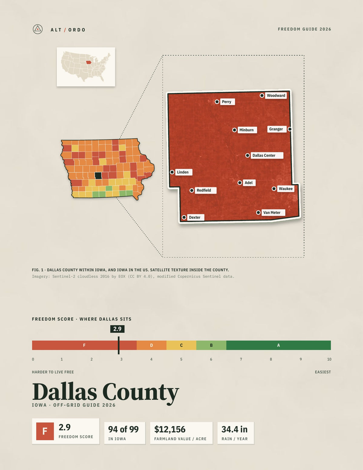 Dallas County, Iowa Off-Grid Guide 2026