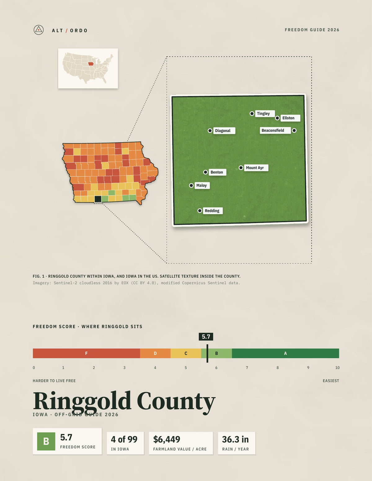 Ringgold County, Iowa Off-Grid Guide 2026