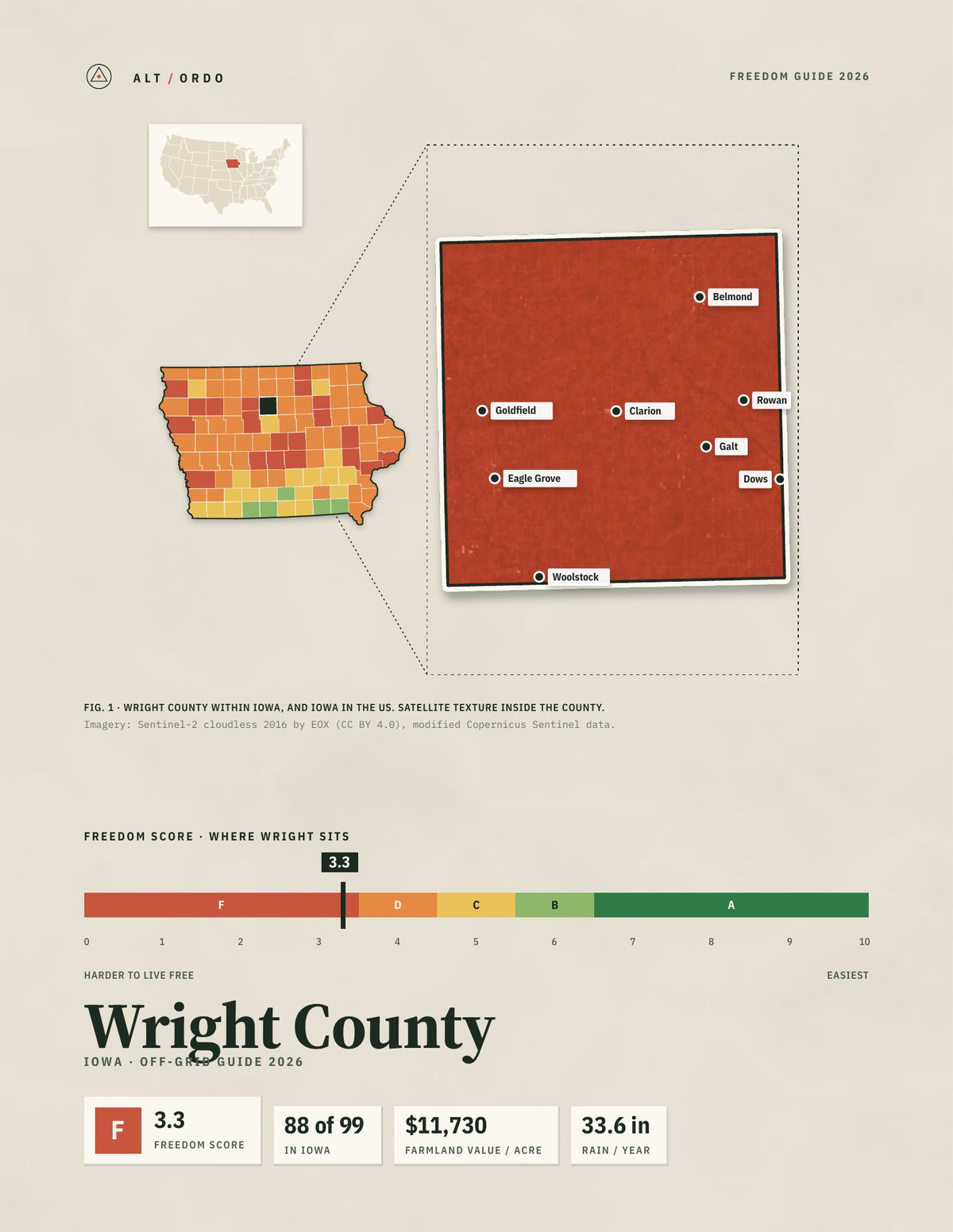 Wright County, Iowa Off-Grid Guide 2026