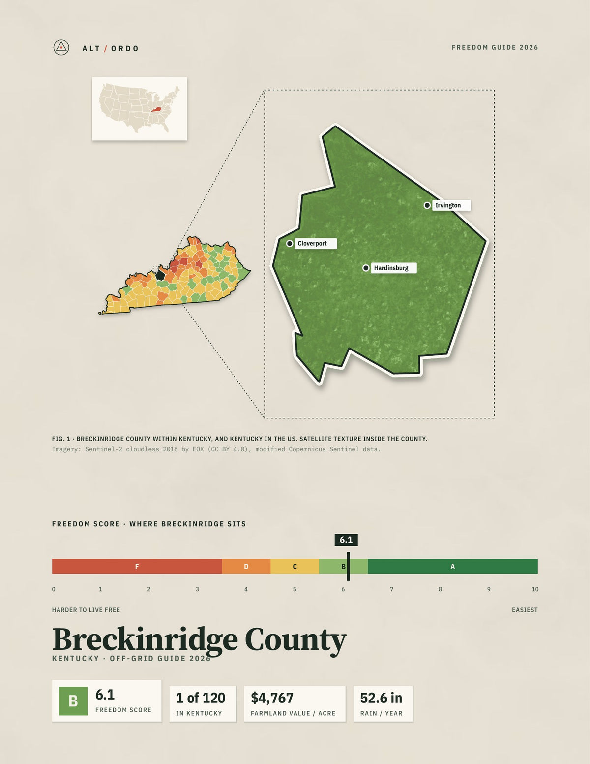 Breckinridge County, Kentucky Off-Grid Guide 2026