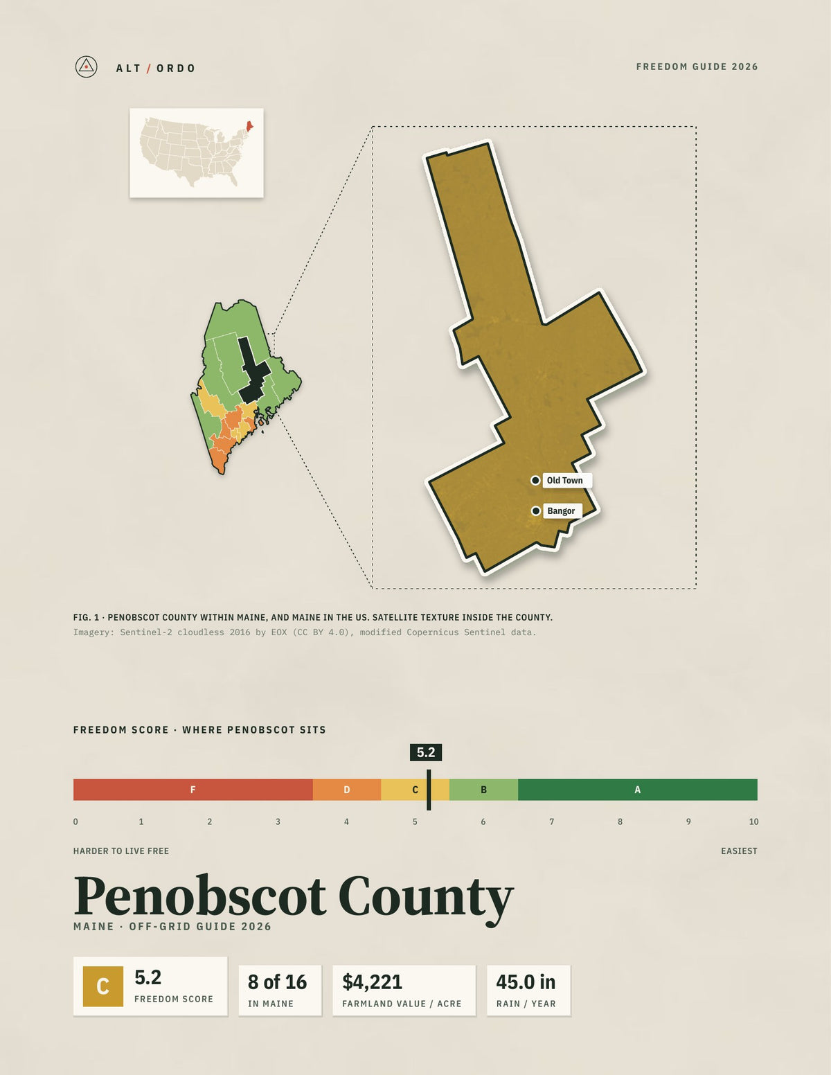 Penobscot County, Maine Off-Grid Guide 2026