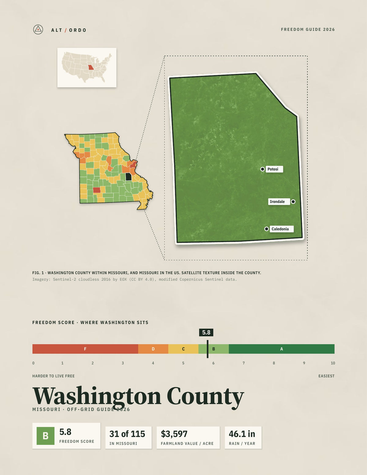 Washington County, Missouri Off-Grid Guide 2026
