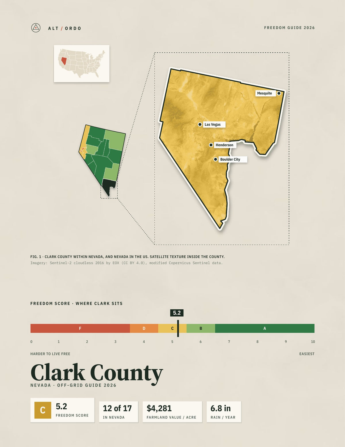 Clark County, Nevada Off-Grid Guide 2026