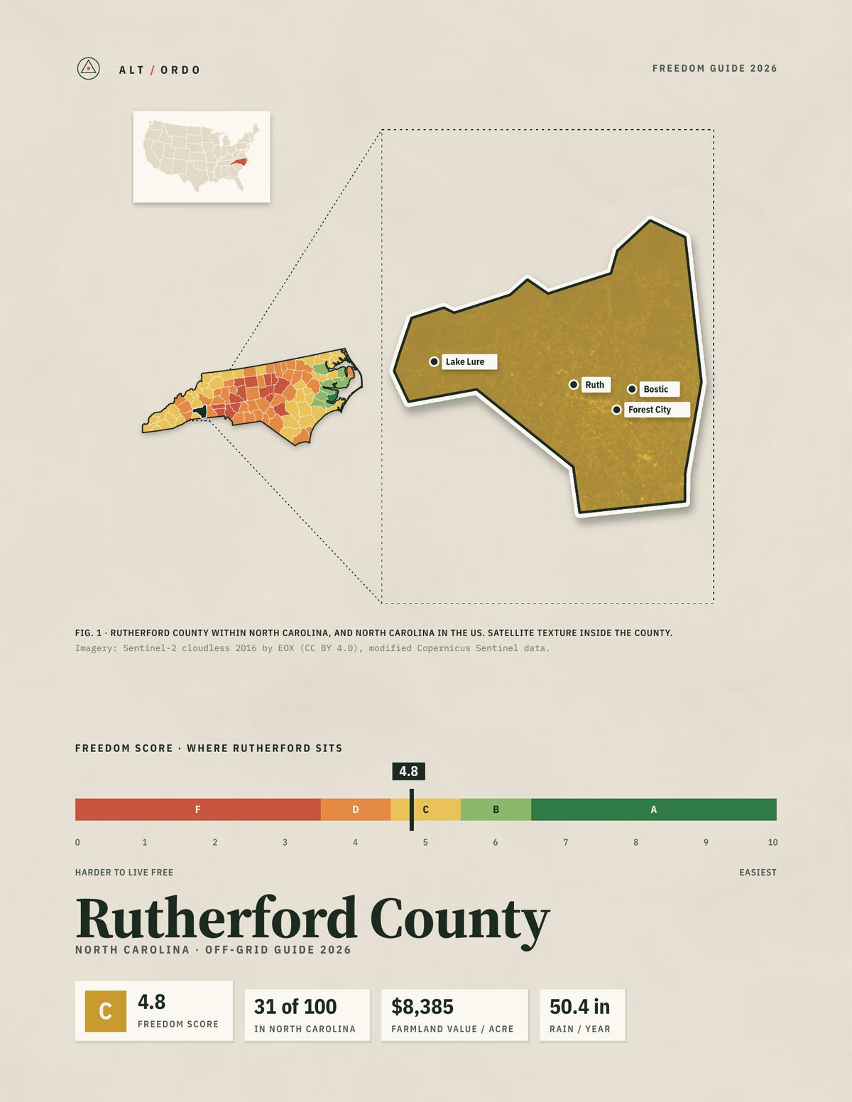 Rutherford County, North Carolina Off-Grid Guide 2026