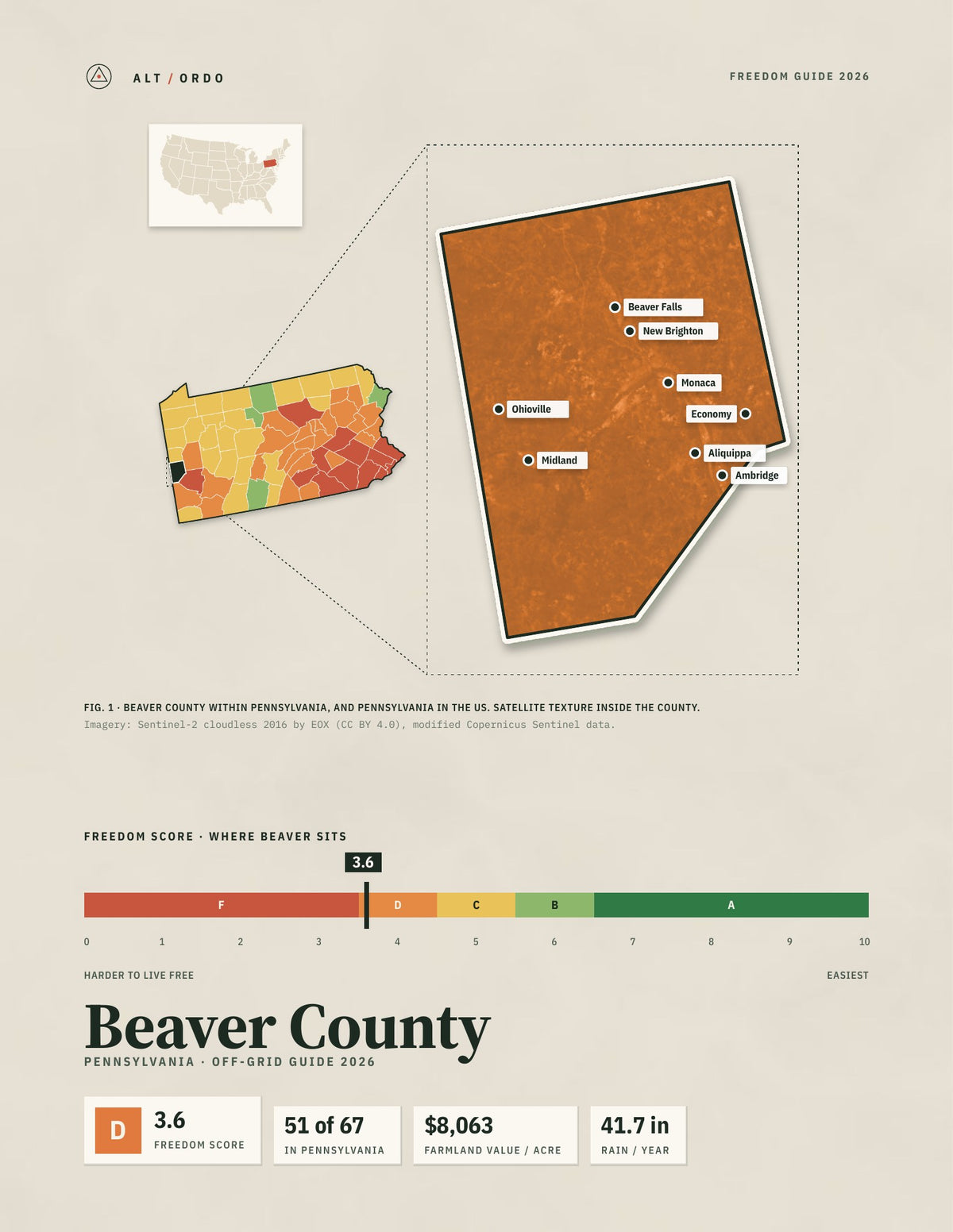 Beaver County, Pennsylvania Off-Grid Guide 2026