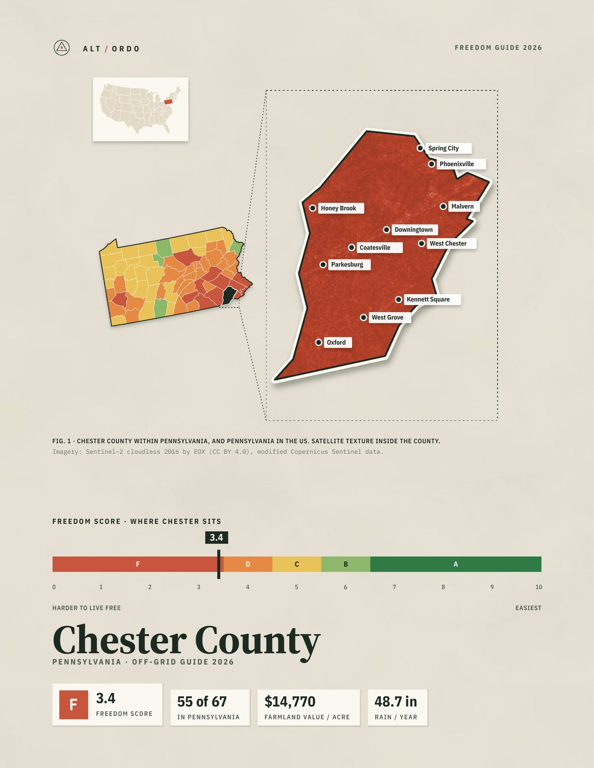 Chester County, Pennsylvania Off-Grid Guide 2026