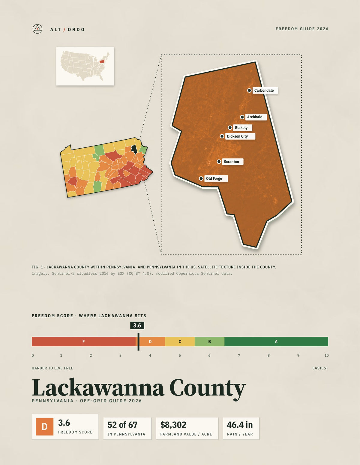 Lackawanna County, Pennsylvania Off-Grid Guide 2026