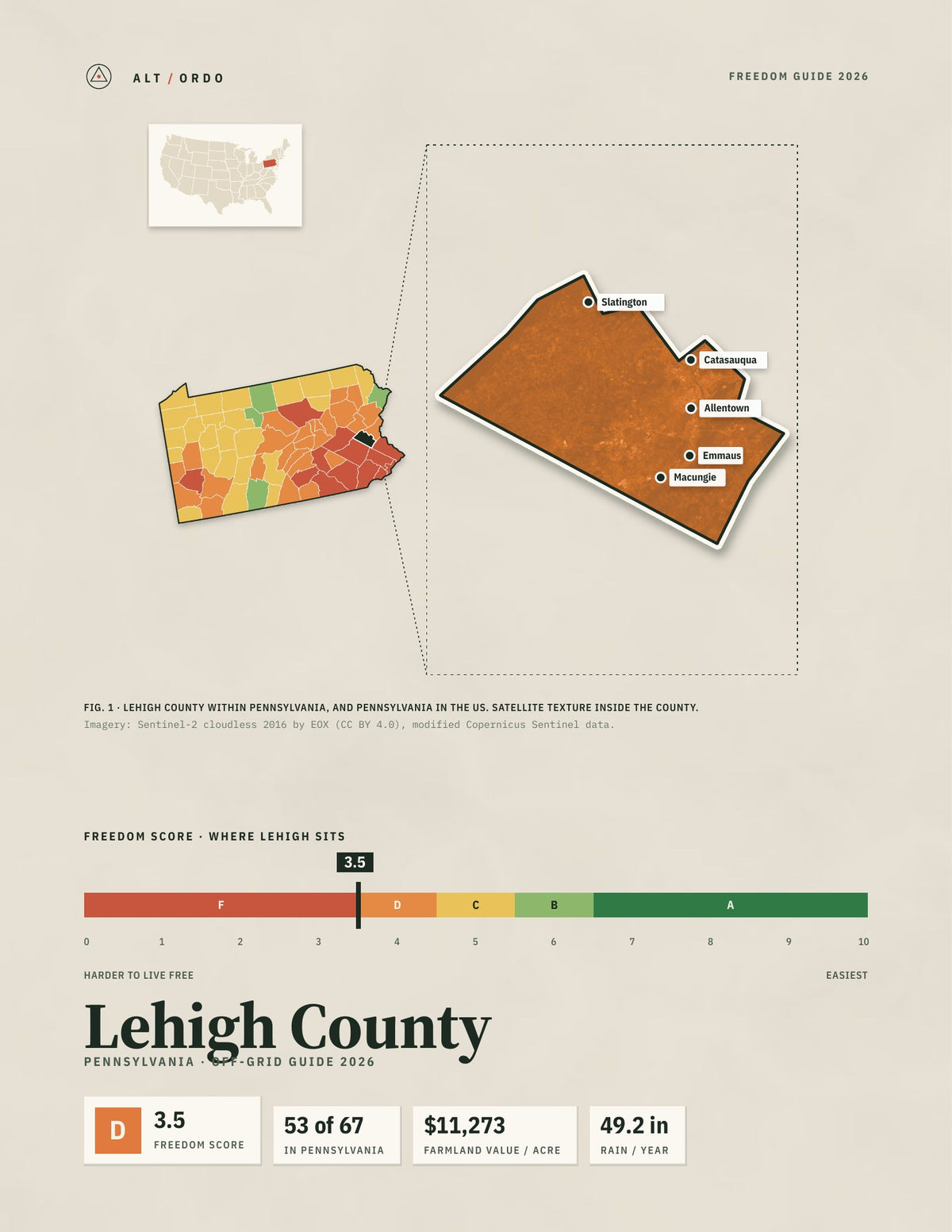 Lehigh County, Pennsylvania Off-Grid Guide 2026