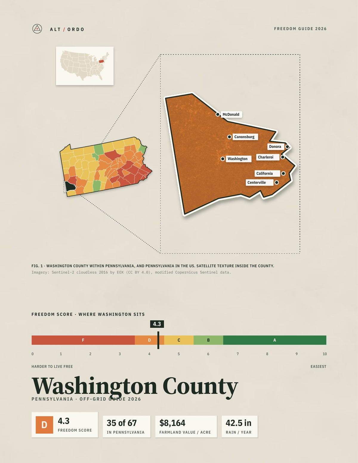 Washington County, Pennsylvania Off-Grid Guide 2026