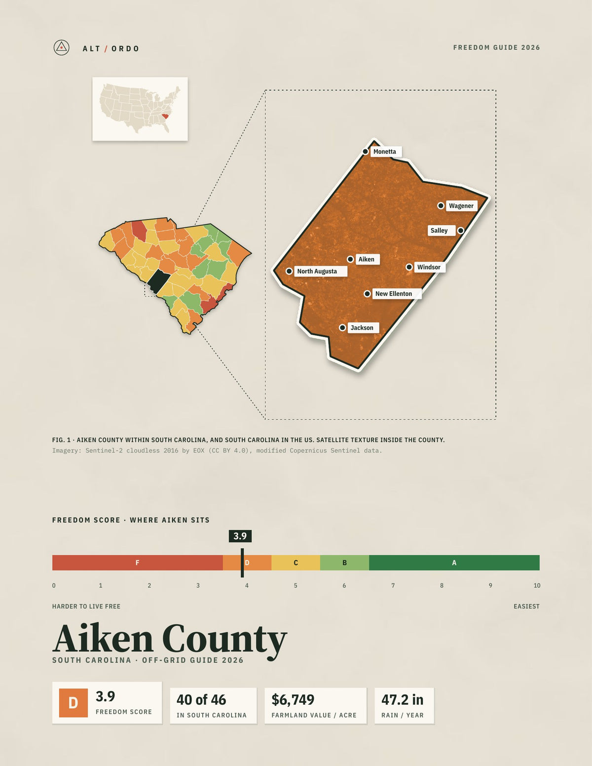 Aiken County, South Carolina Off-Grid Guide 2026