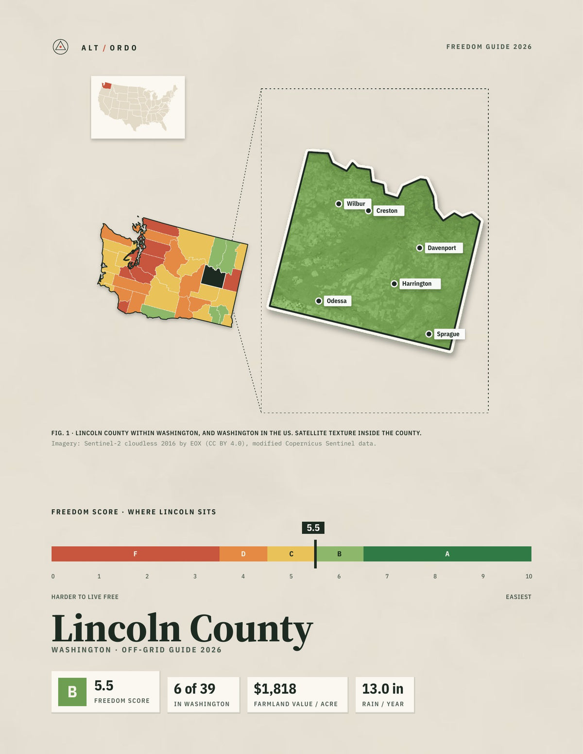Lincoln County, Washington Off-Grid Guide 2026