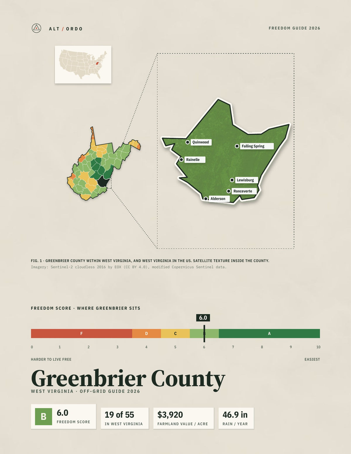 Greenbrier County, West Virginia Off-Grid Guide 2026