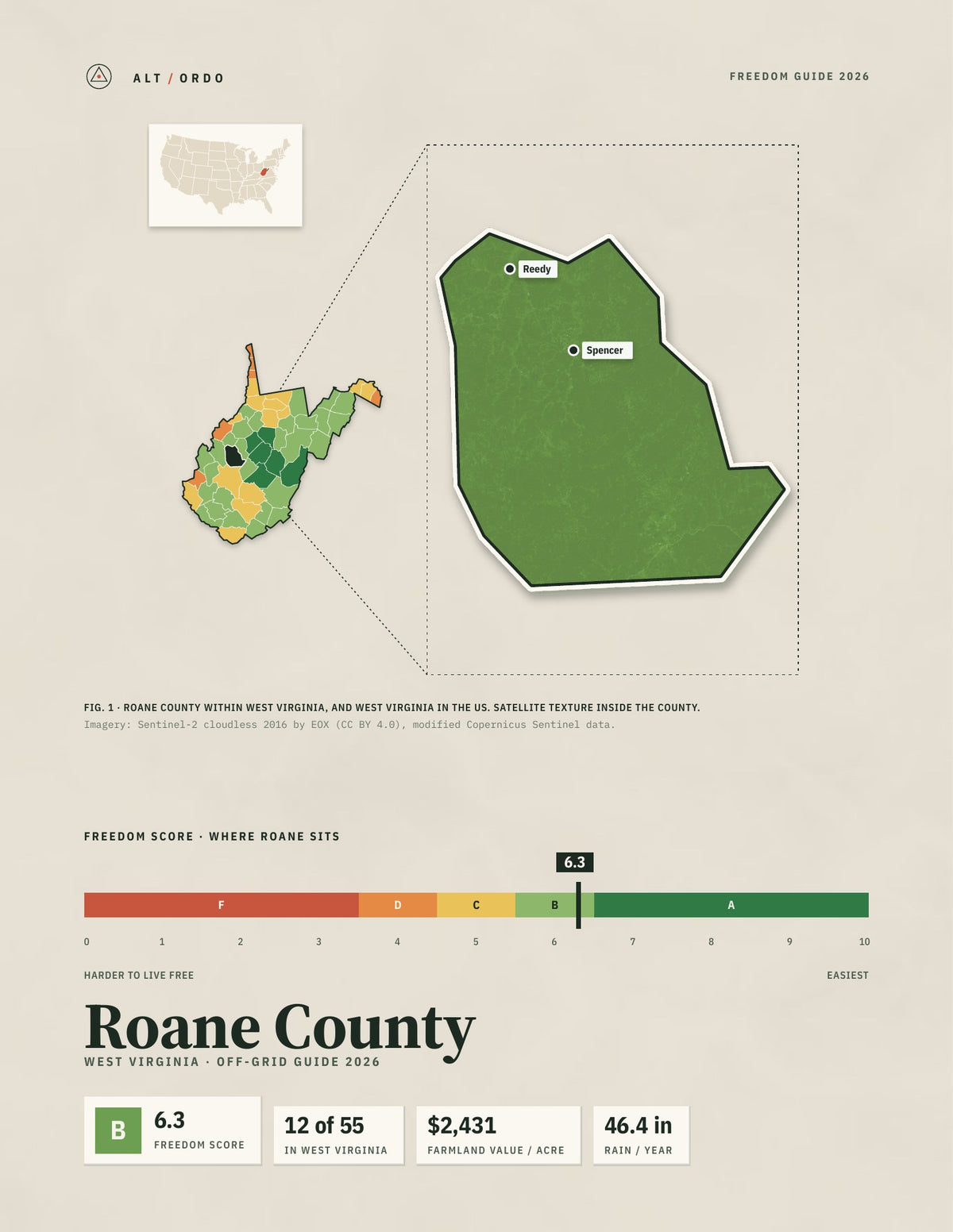 Roane County, West Virginia Off-Grid Guide 2026