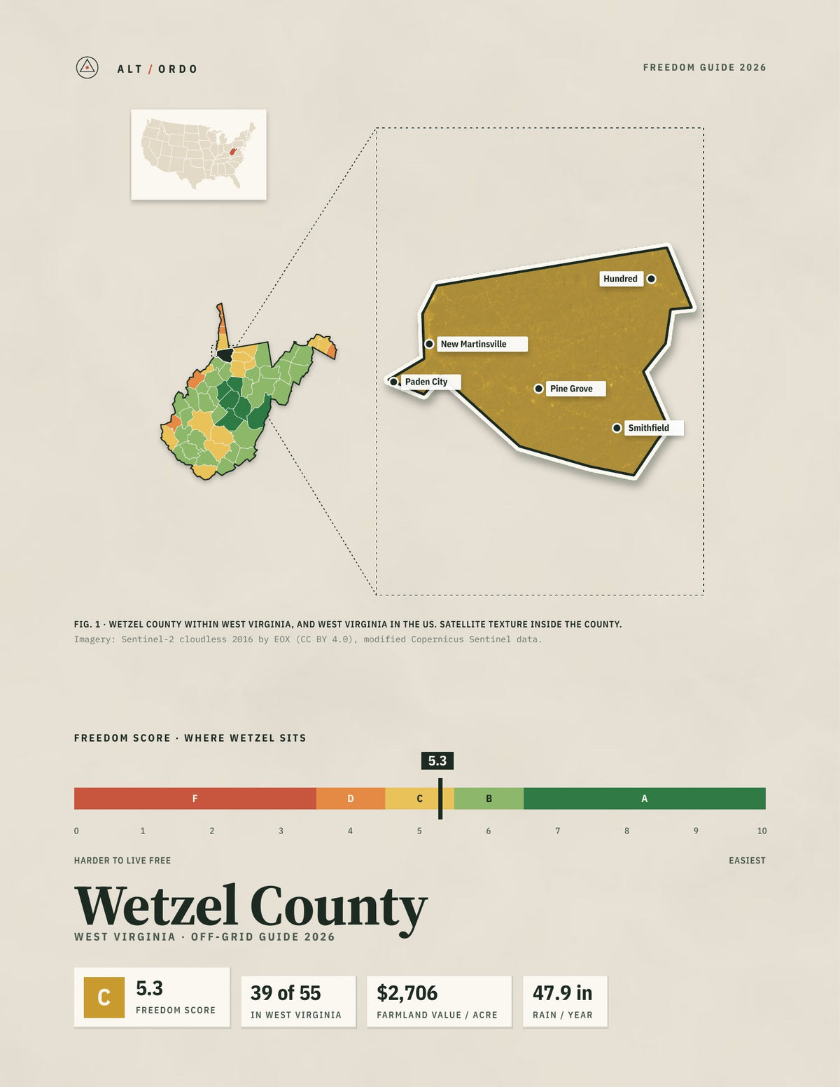 Wetzel County, West Virginia Off-Grid Guide 2026