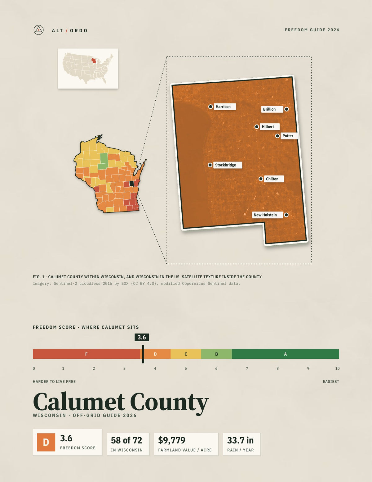 Calumet County, Wisconsin Off-Grid Guide 2026