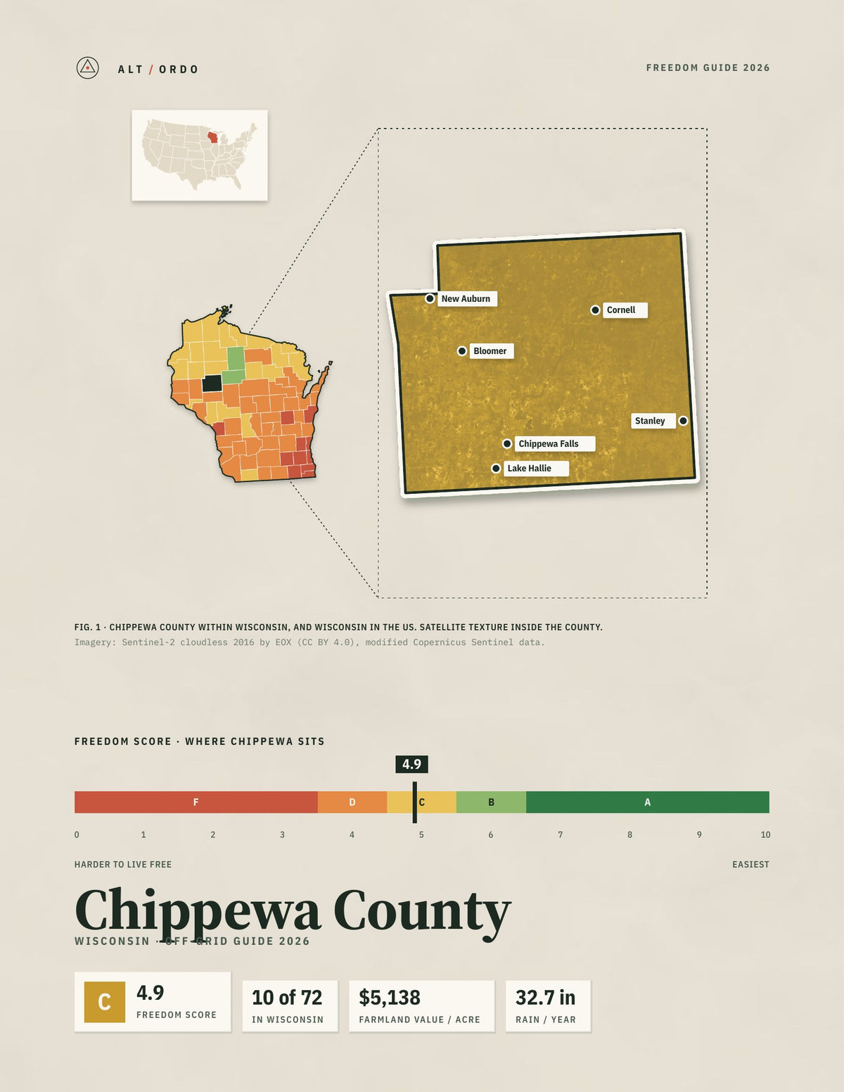 Chippewa County, Wisconsin Off-Grid Guide 2026