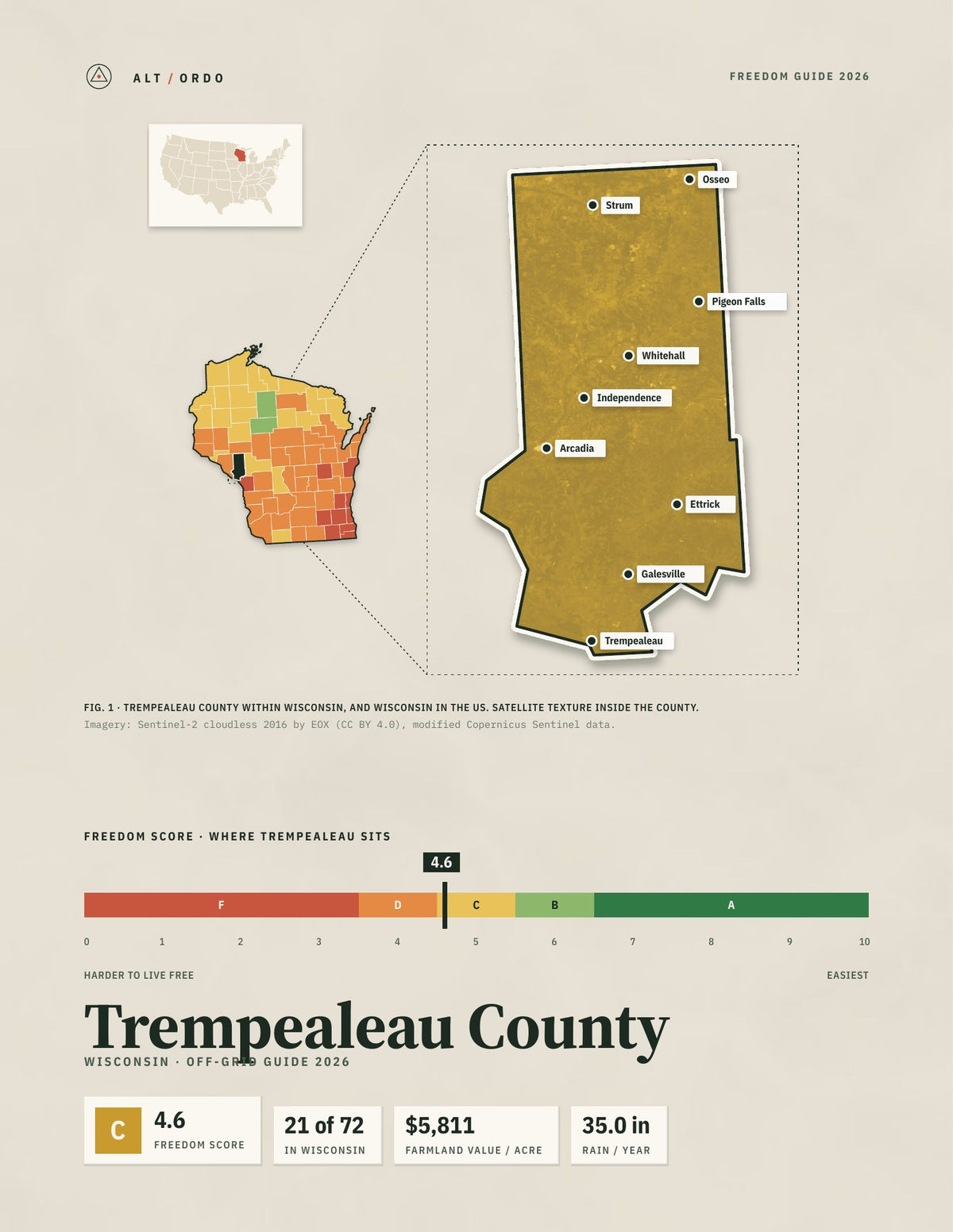 Trempealeau County, Wisconsin Off-Grid Guide 2026