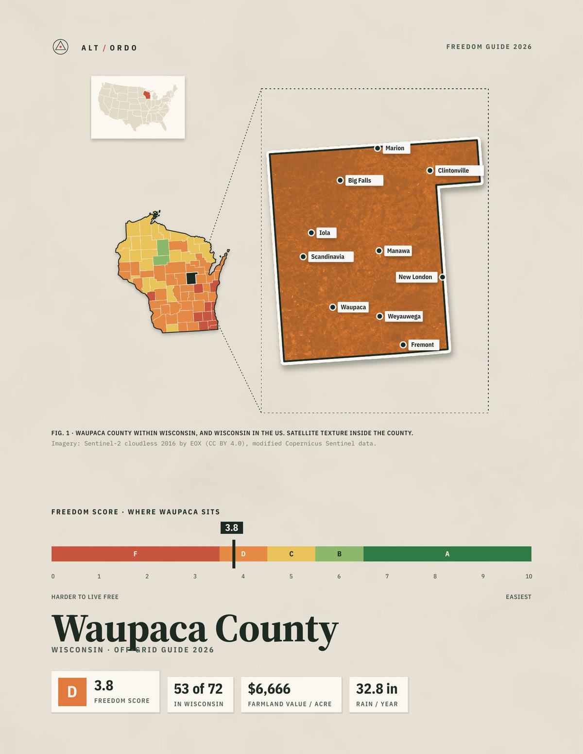 Waupaca County, Wisconsin Off-Grid Guide 2026