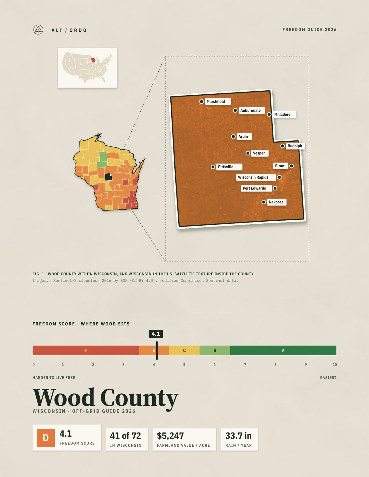 Wood County, Wisconsin Off-Grid Guide 2026