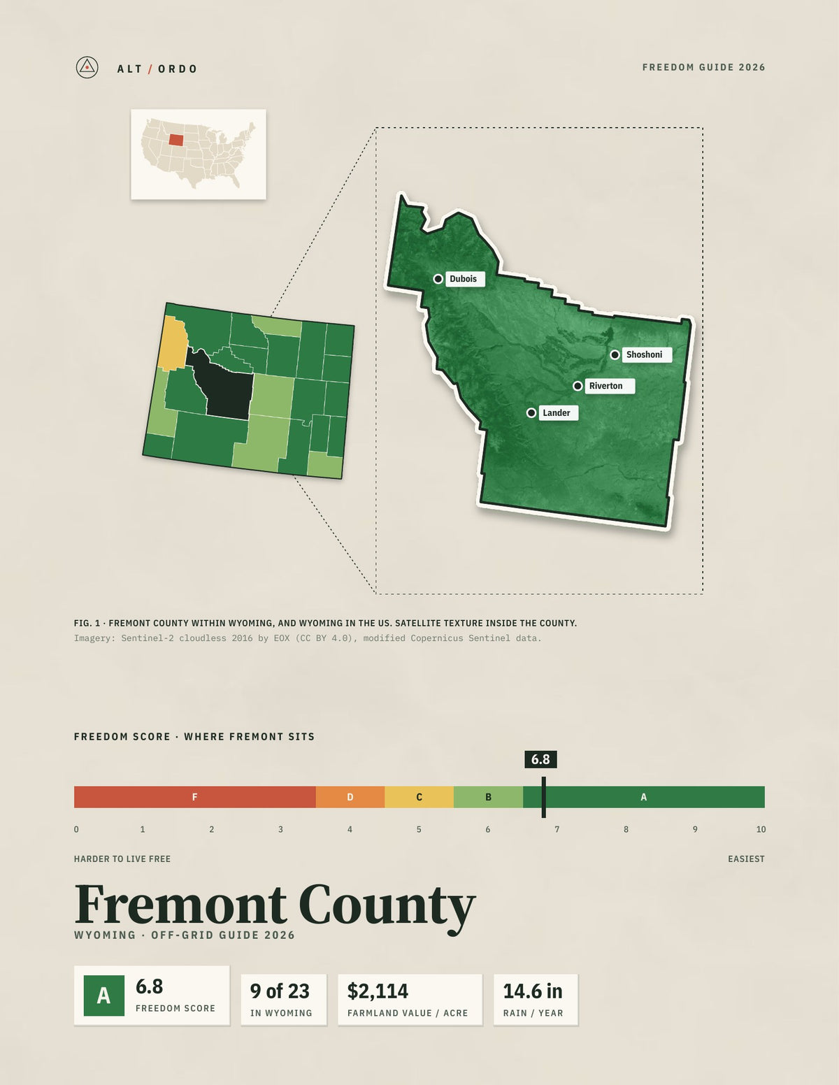 Fremont County, Wyoming Off-Grid Guide 2026