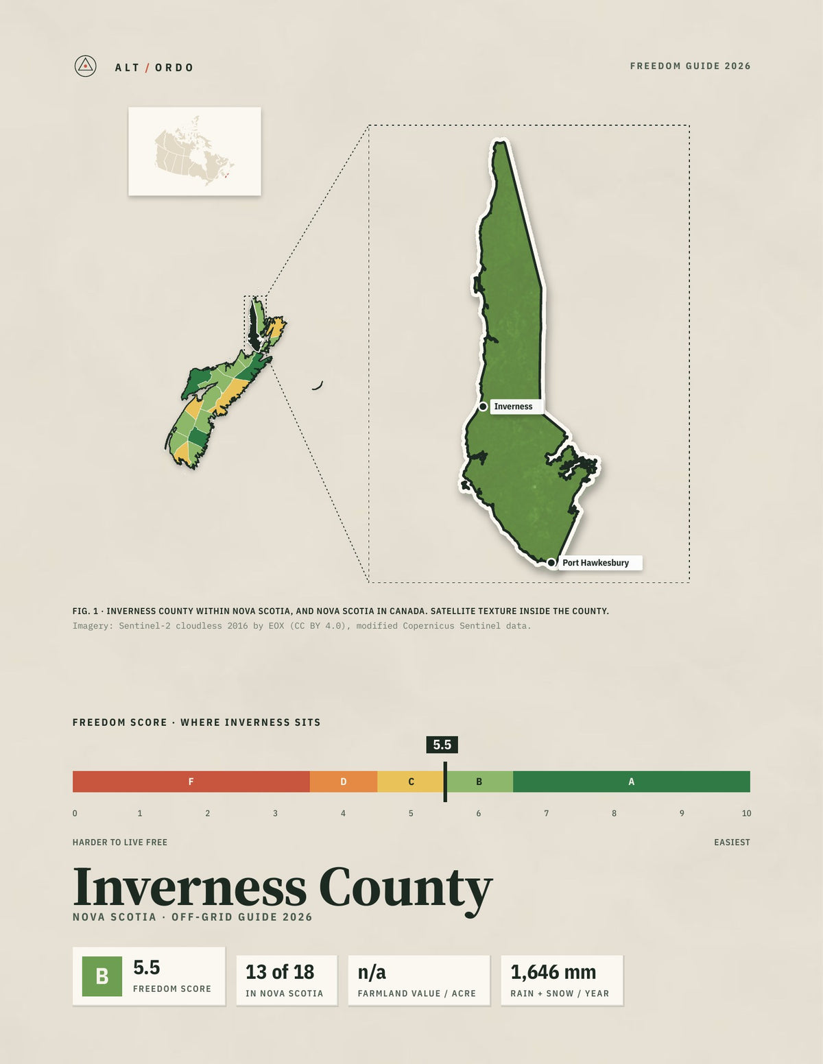 Inverness County, Nova Scotia Off-Grid Guide 2026