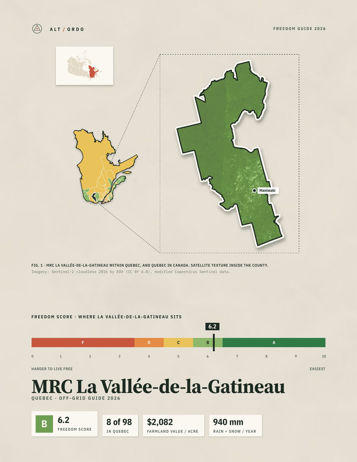 MRC La Vallée-de-la-Gatineau, Quebec Off-Grid Guide 2026