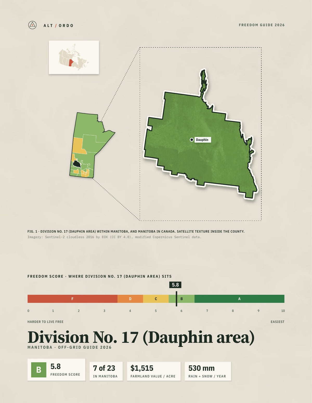 Division No. 17 (Dauphin area), Manitoba Off-Grid Guide 2026