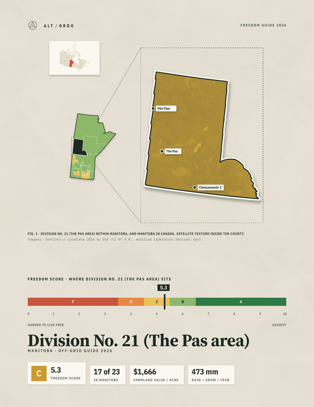 Division No. 21 (The Pas area), Manitoba Off-Grid Guide 2026