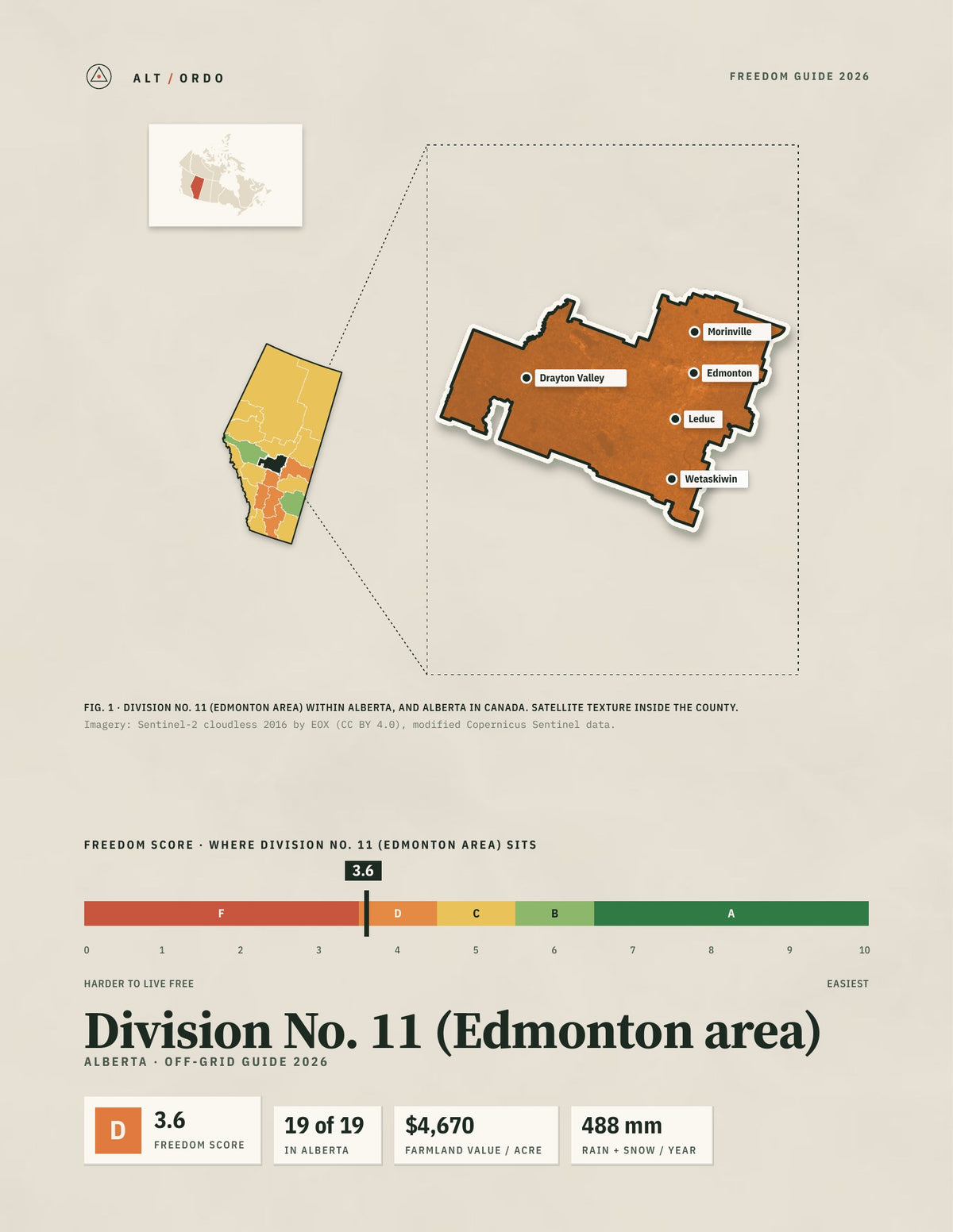 Division No. 11 (Edmonton area), Alberta Off-Grid Guide 2026