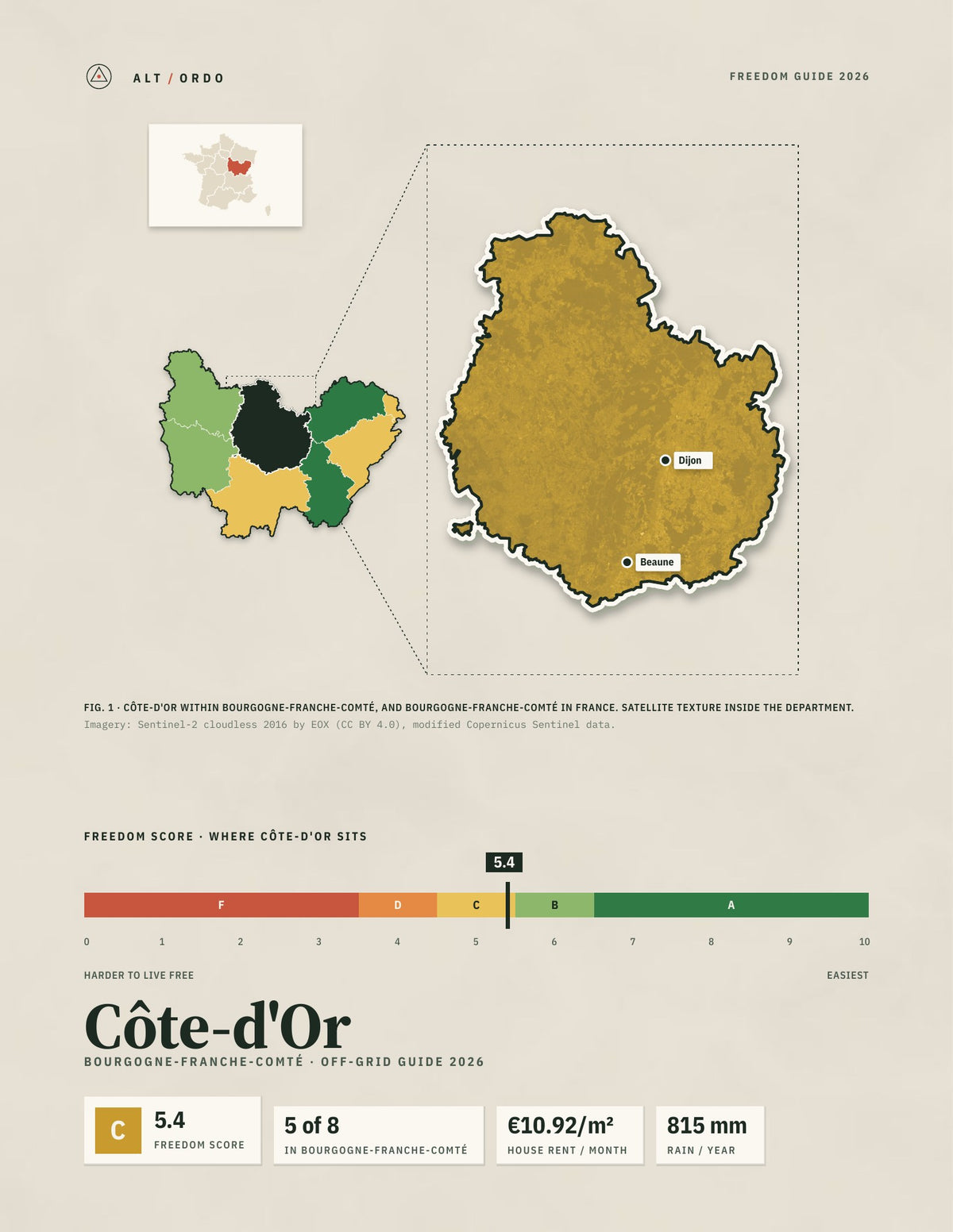 Côte-d'Or, France Off-Grid Guide 2026