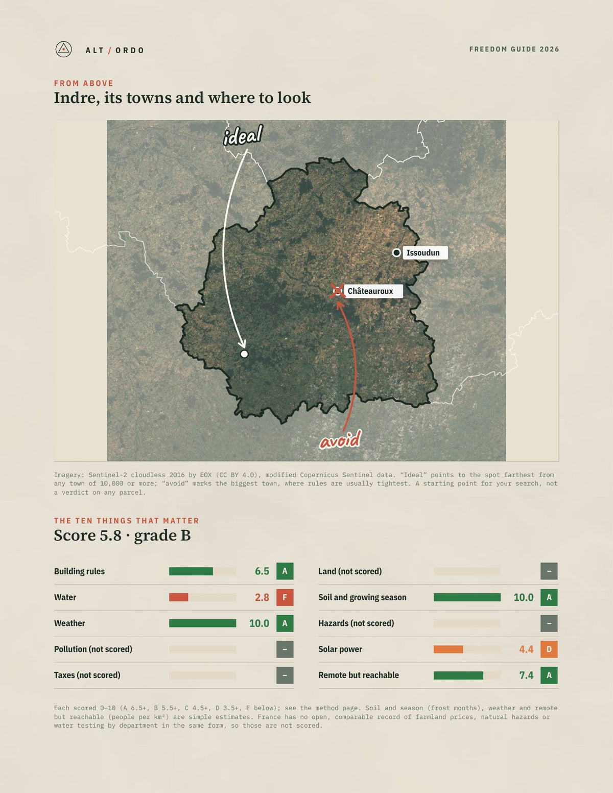 Indre, France Off-Grid Guide 2026 from above