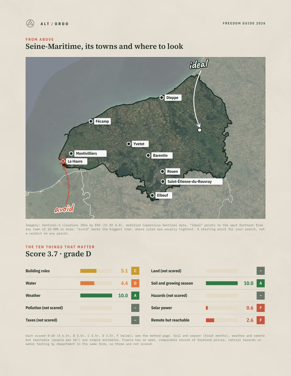 Seine-Maritime, France Off-Grid Guide 2026 from above