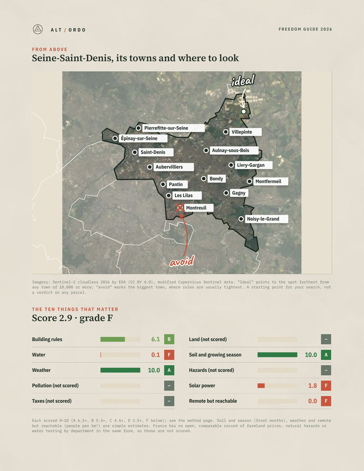 Seine-Saint-Denis, France Off-Grid Guide 2026 from above