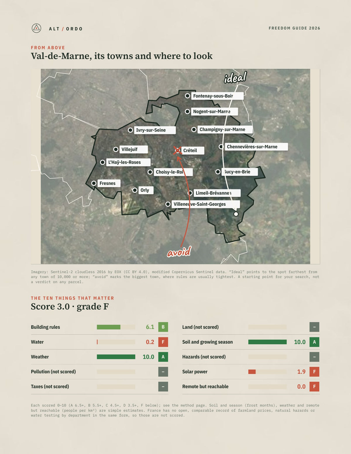 Val-de-Marne, France Off-Grid Guide 2026 from above