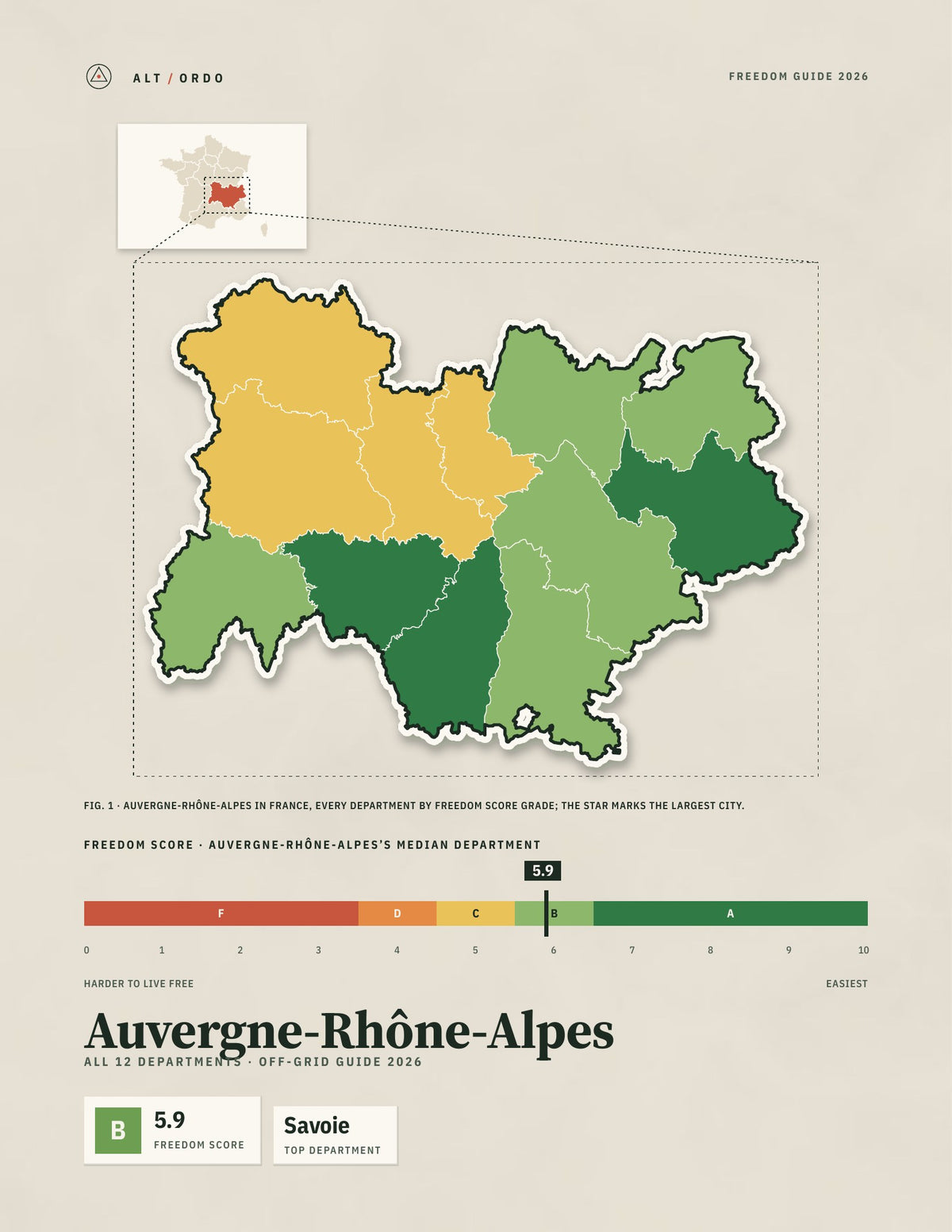 France Off-Grid Guide 2026: Every Region, All 96 Departments