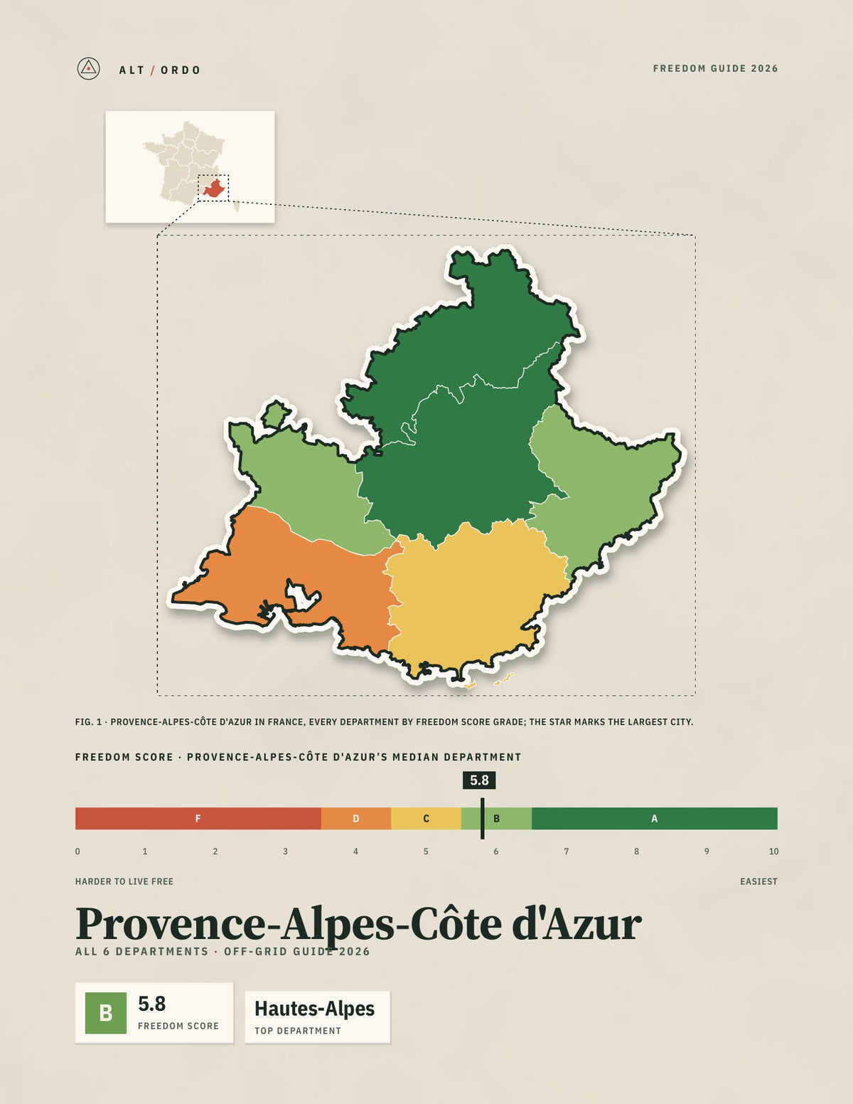 Provence-Alpes-Côte d'Azur, France Off-Grid Guide 2026: All 6 Departments