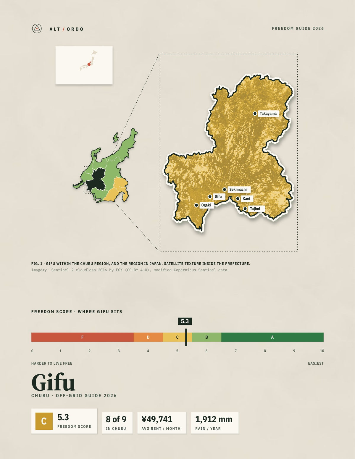 Gifu, Japan Off-Grid Guide 2026