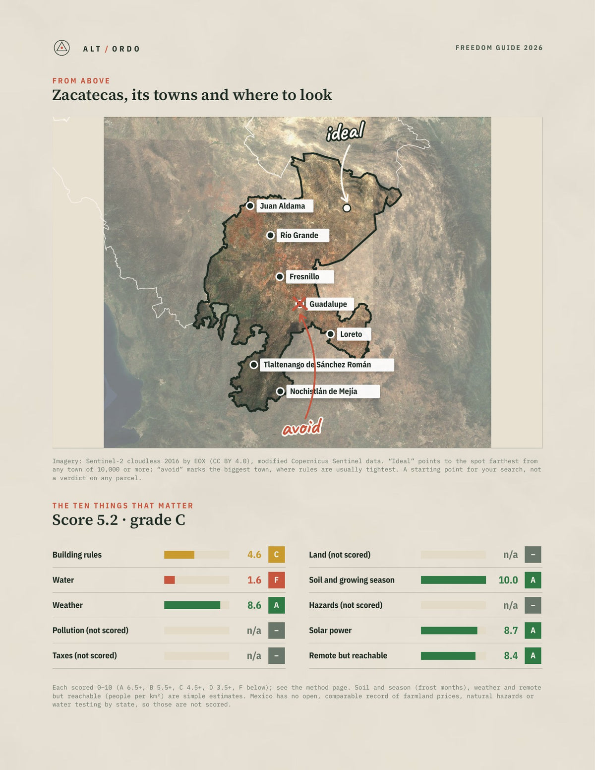 Zacatecas, Mexico Off-Grid Guide 2026 from above