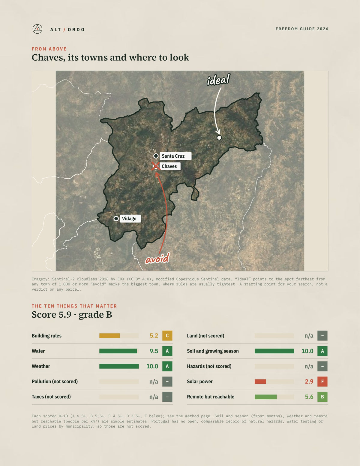 Chaves, Portugal Off-Grid Guide 2026 from above