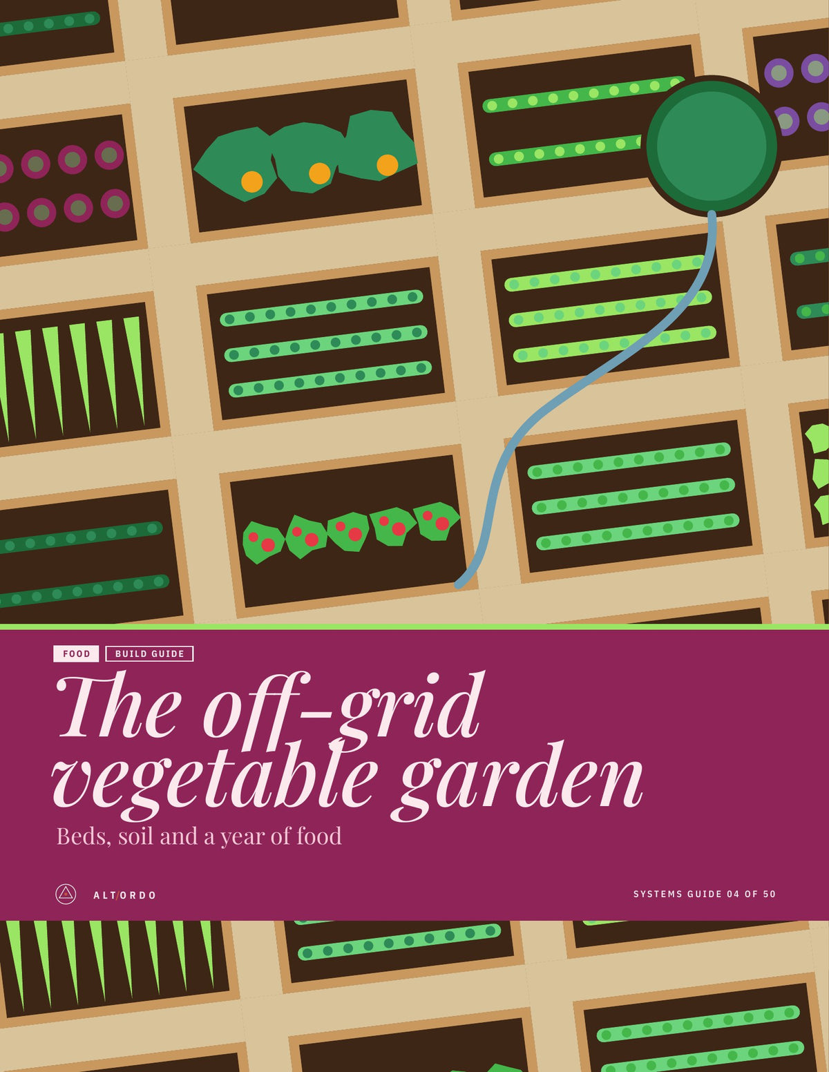 The off-grid vegetable garden: Beds, soil and a year of food · Alt Ordo Systems Guide: cover