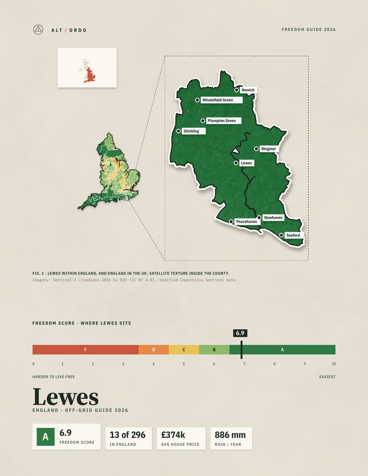 Lewes, England Off-Grid Guide 2026